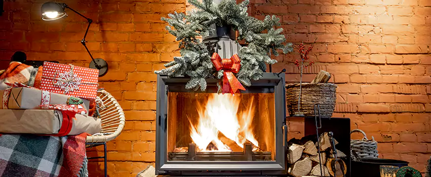 Travis Industries Linear Gas Fireplace Installation in Trenton, Michigan