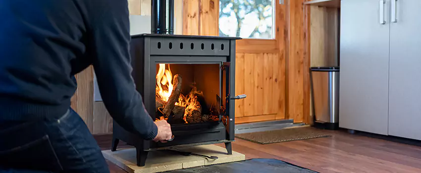 Open Hearth Wood Fireplace Installation in Trenton, MI