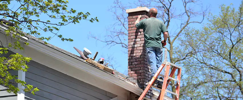 Vinyl and PVC Chimney Flashing Installation in Trenton, MI